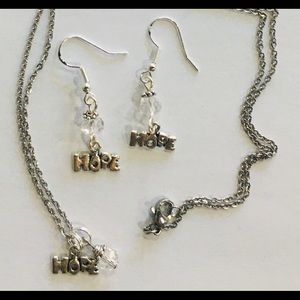 Hope Necklace and Earring Set